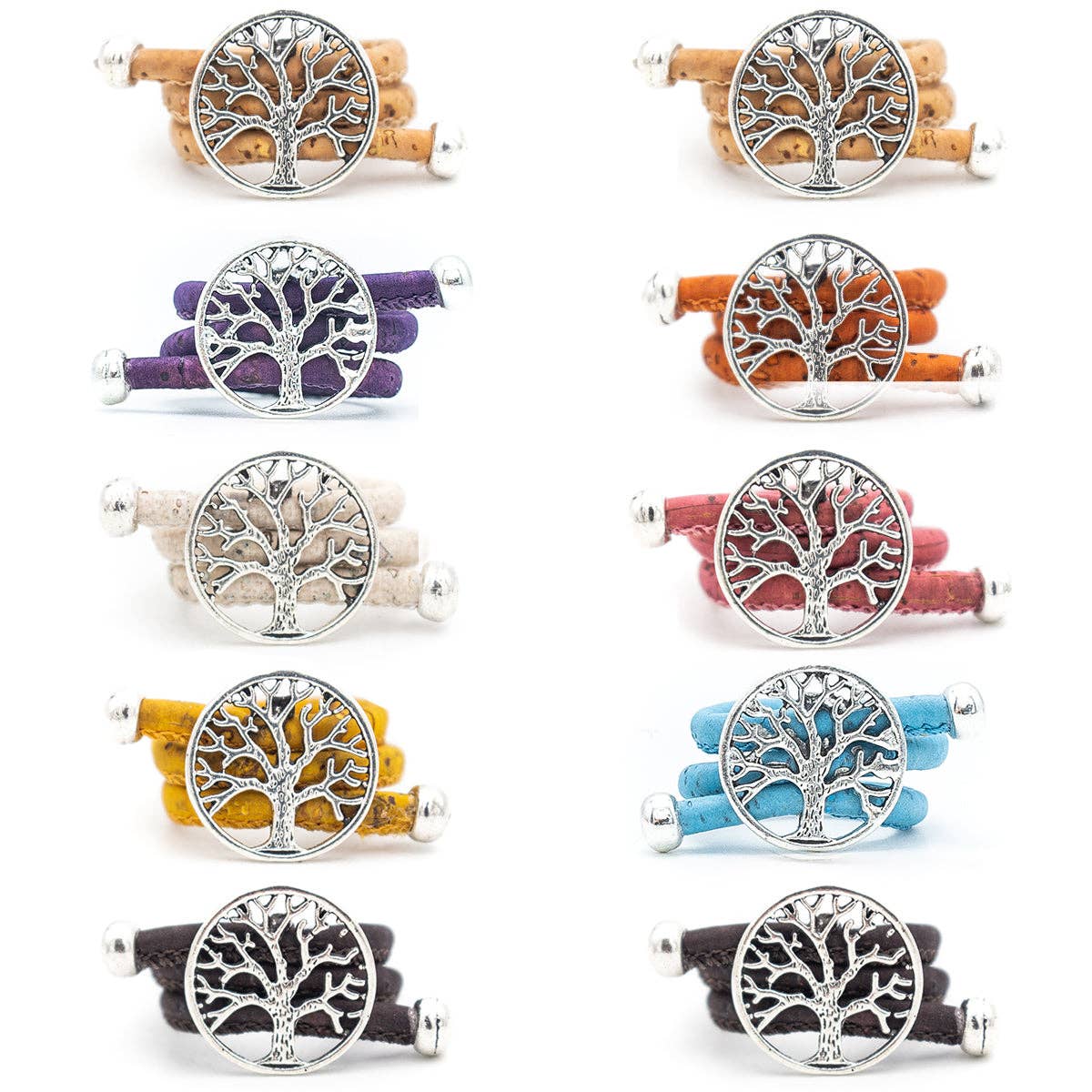 Tree of Life Cork Ring (RW-008-MIX-10)