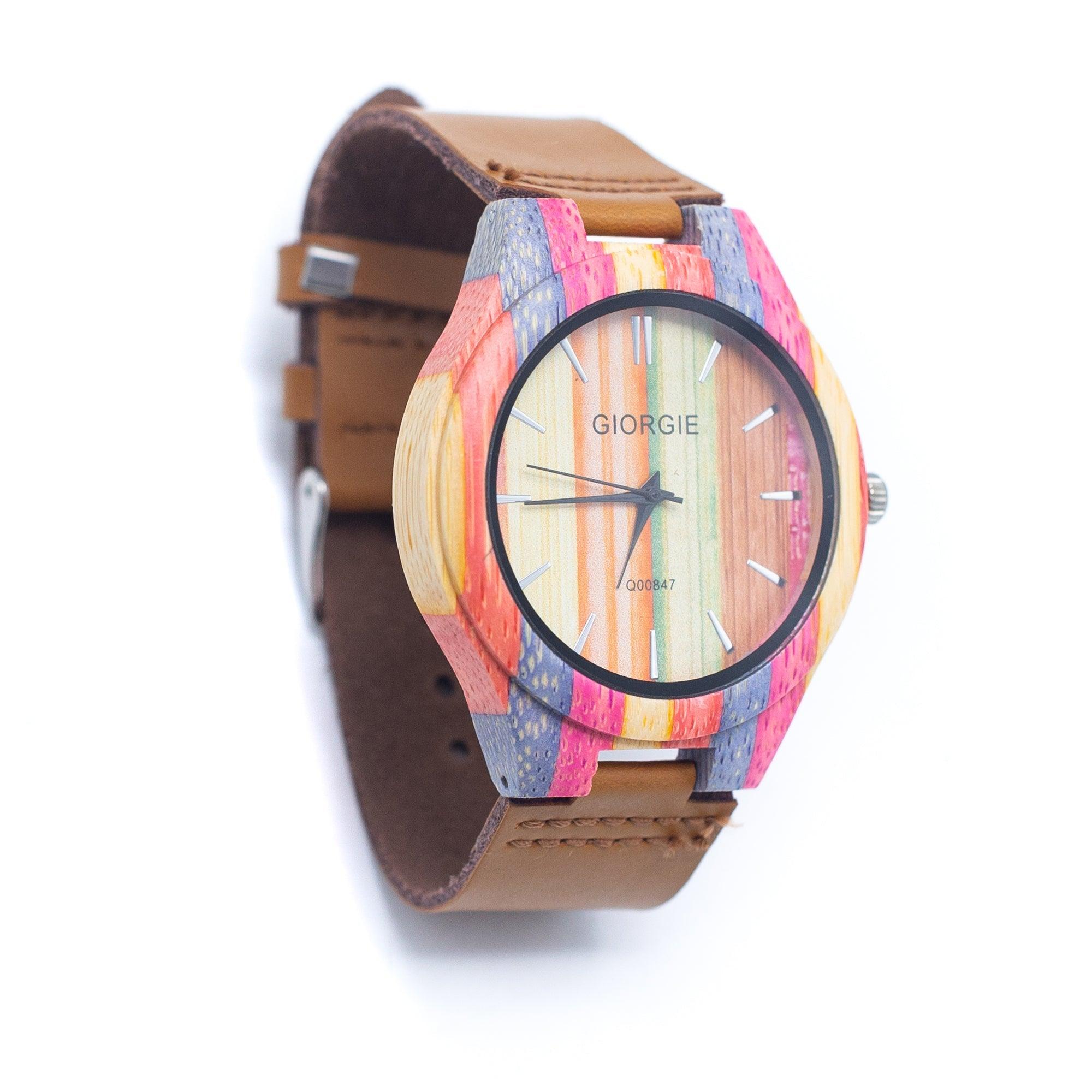 Bamboo Watch vegan leather strap WA-324
