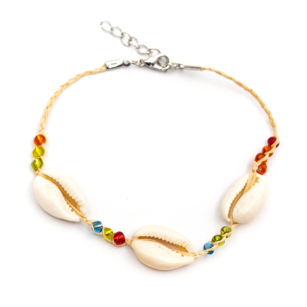 Handmade cork leather anklets BR-414