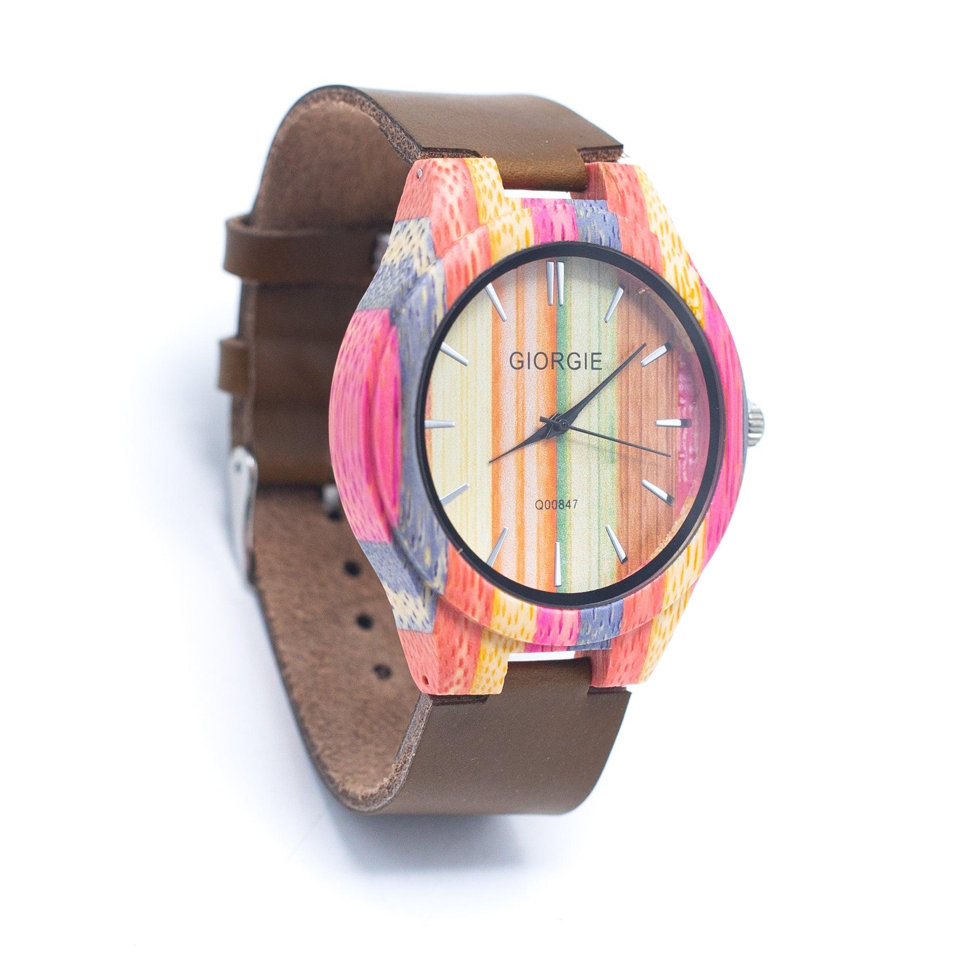 Bamboo Watch vegan leather strap WA-324