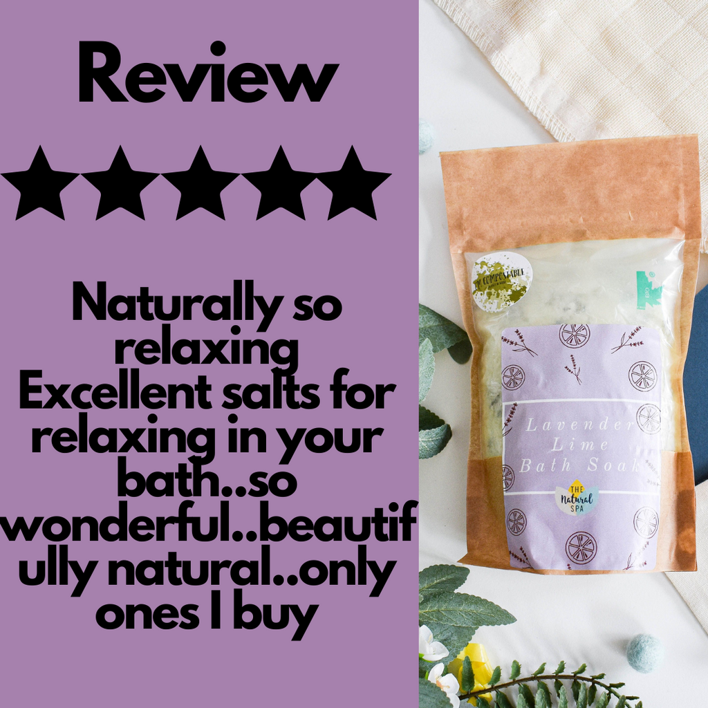 225g Lavender and Lime Bath Soak - Compostable pouch-4