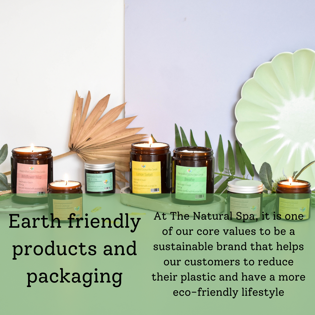 Breathe hand poured coconut wax candle - 2 size options-2