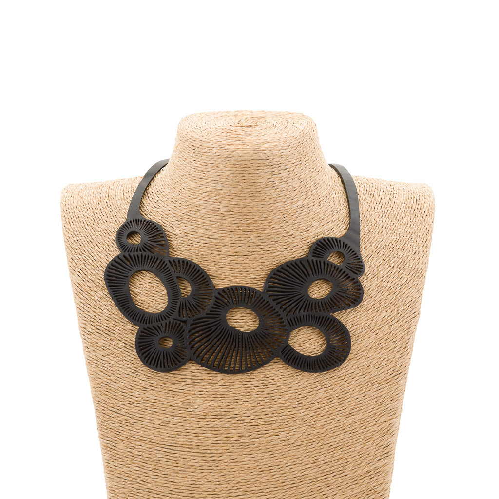 Coral Eco Friendly Rubber Necklace