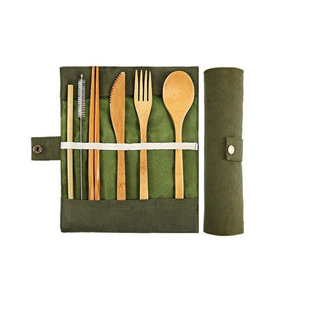 Eco-Friendly Bamboo Cutlery Set