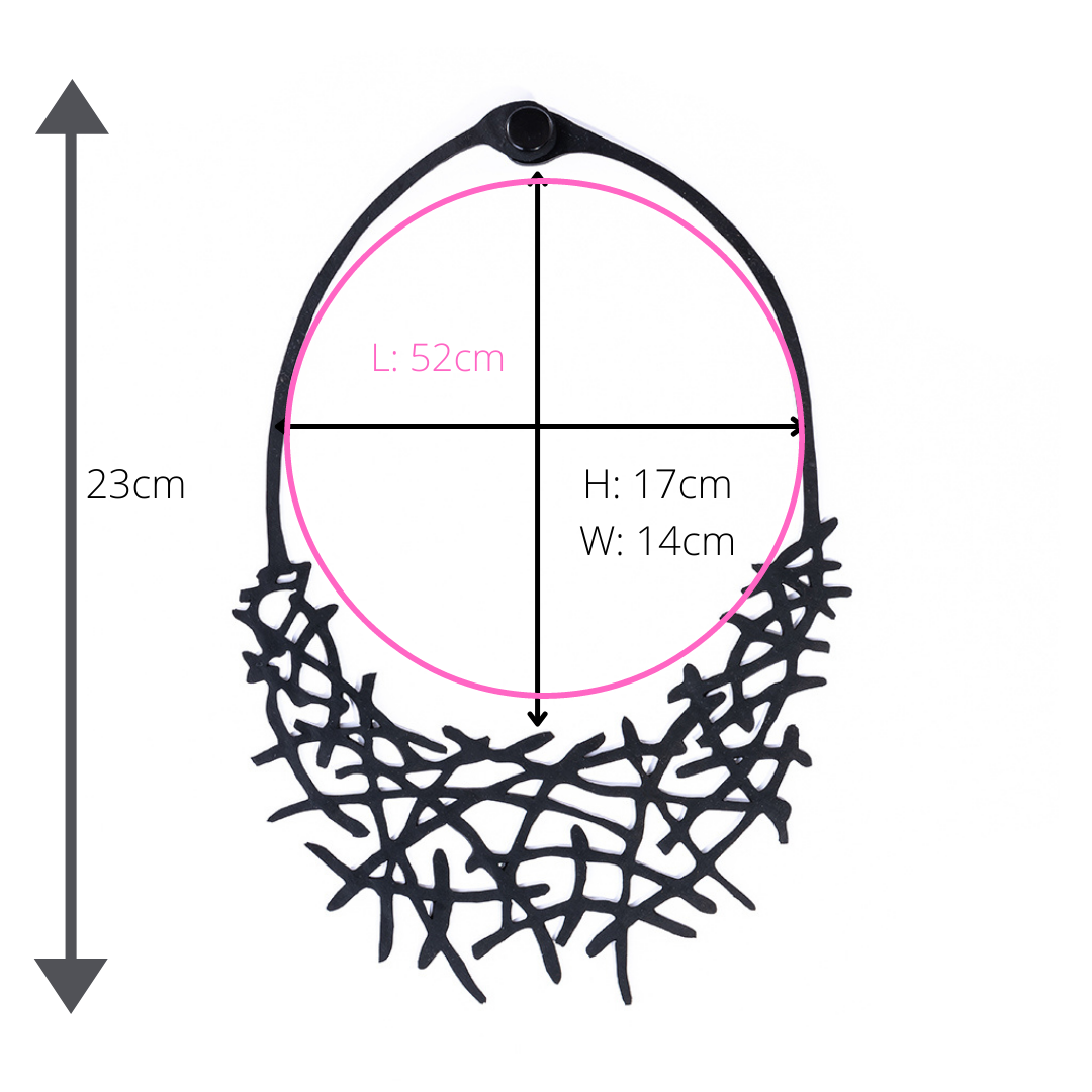 Alga Eco Friendly Rubber Necklace