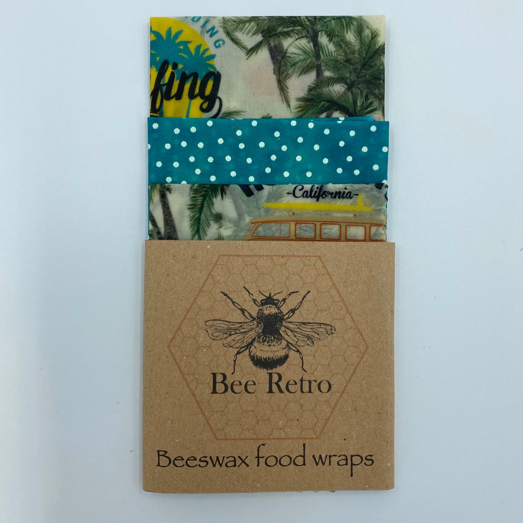 California Dreaming Eco Friendly Beeswax Wraps