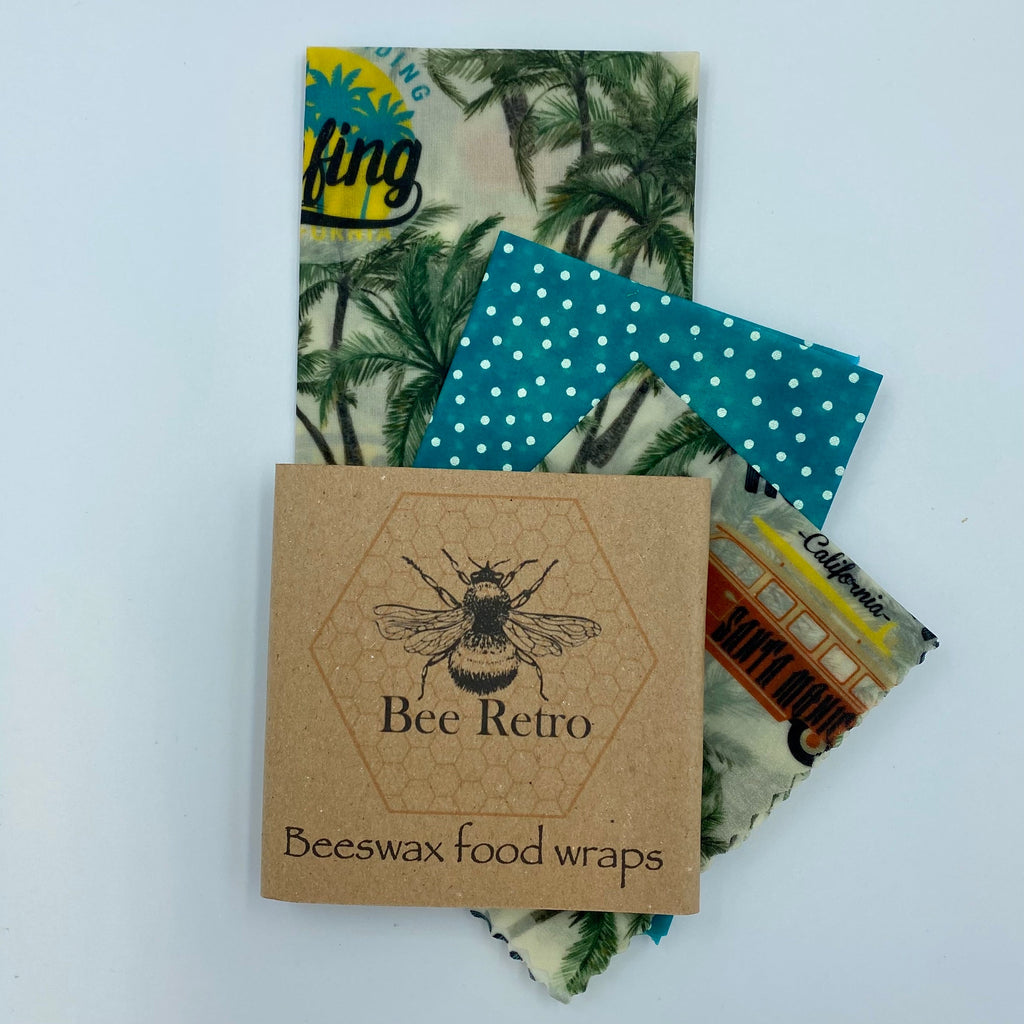 California Dreaming Eco Friendly Beeswax Wraps