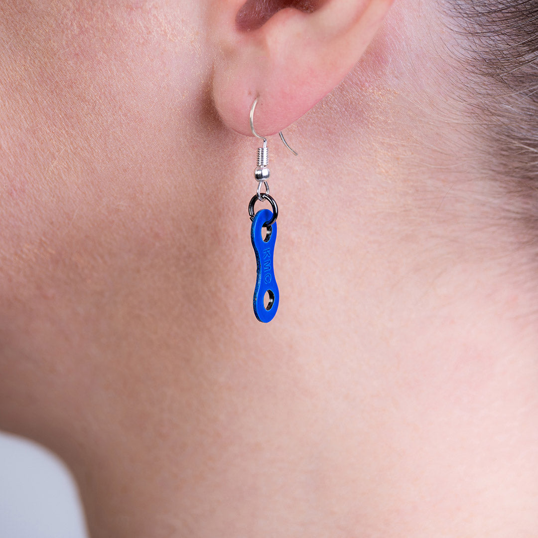 Lone Rider Bike Chain Earrings (3 Colours)
