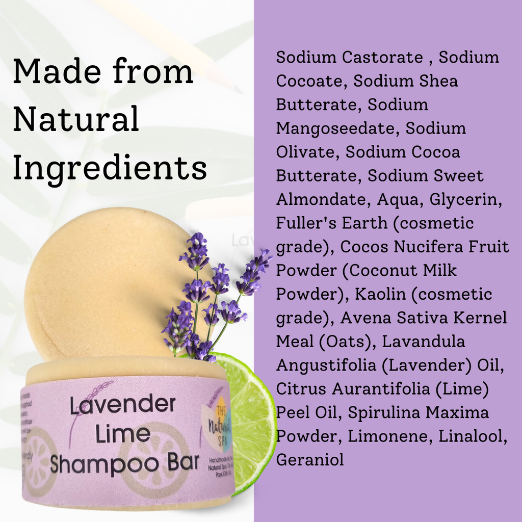Lavender and Lime Classic Shampoo Bar-2