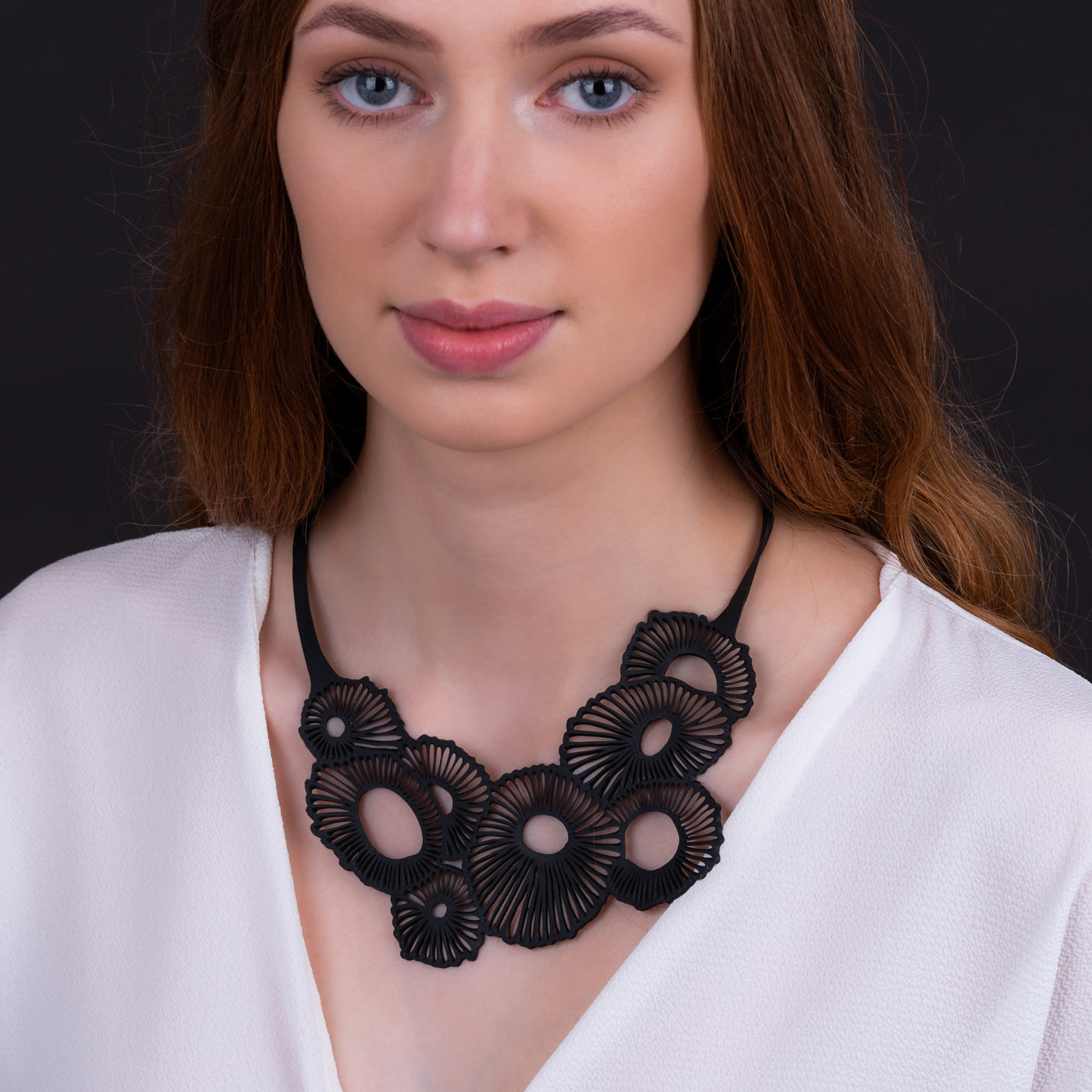 Coral Eco Friendly Rubber Necklace