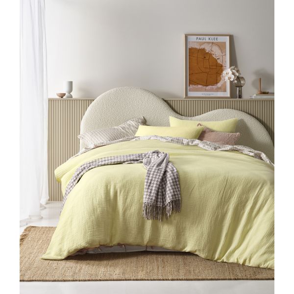 NNEDSZ Hugo Butter Quilt Cover by Vintage Design Homeware King