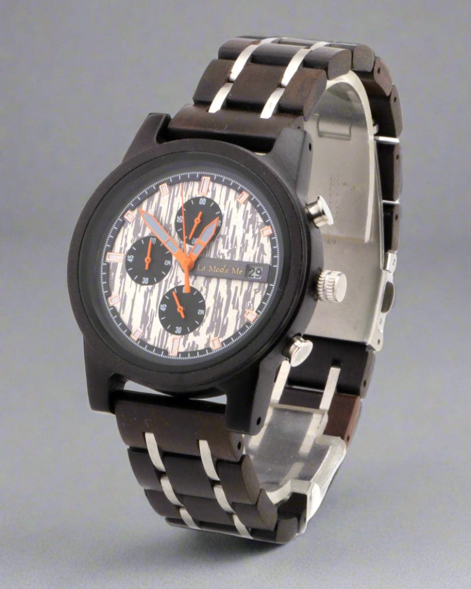 Watch Ironwood - Eco-Friendly Olivewood Minimalist Timepiece