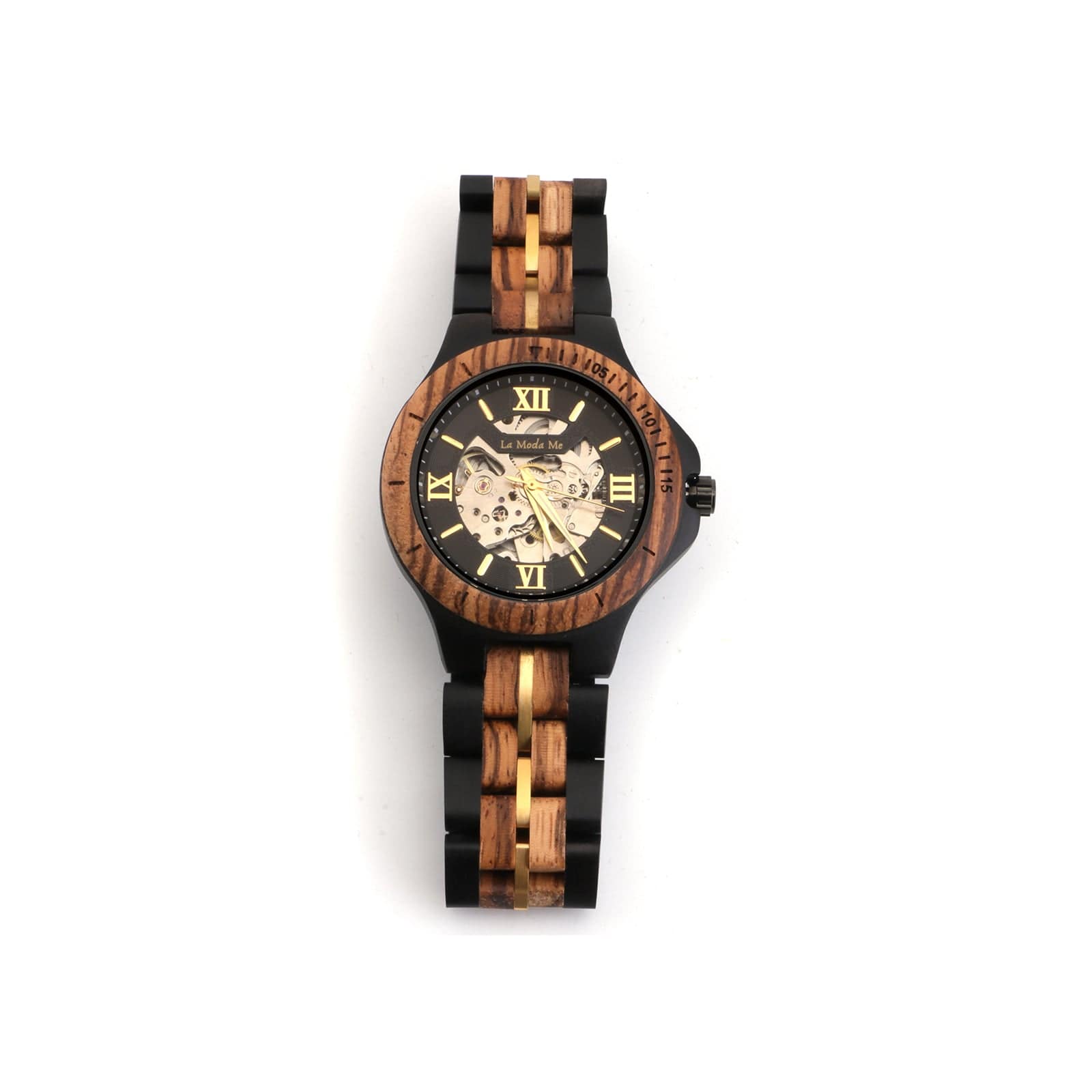 Watch Notterdam Automatic Zebrawood - Eco-Friendly Wooden Watch