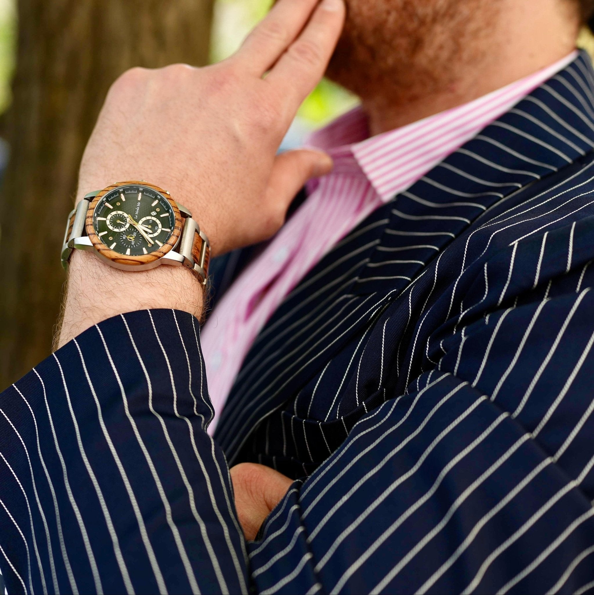 Watch Timberline Blue - Eco-Friendly Wooden Timepiece