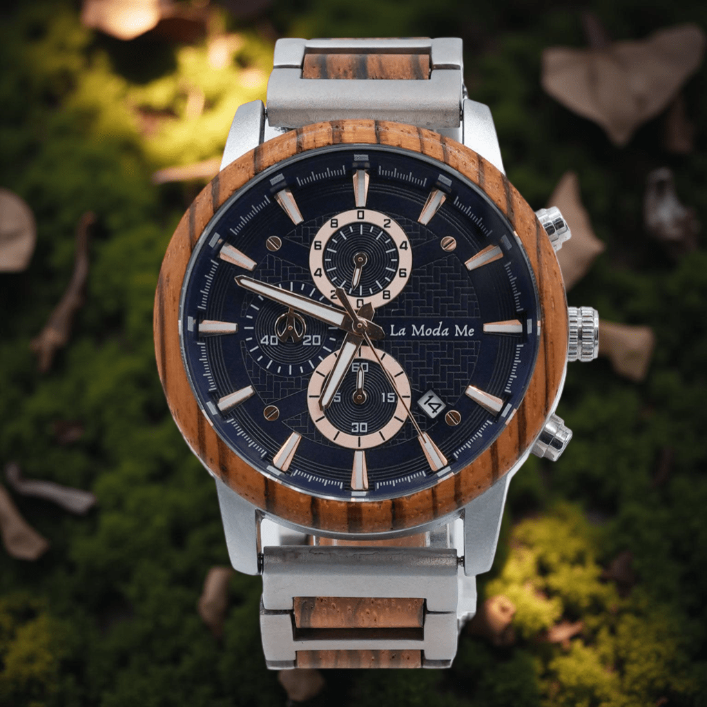 Watch Timberline Blue - Eco-Friendly Wooden Timepiece