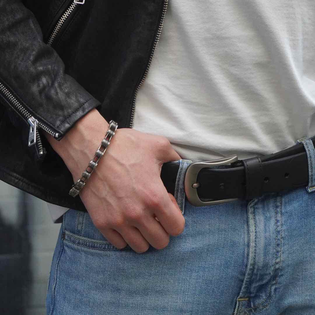 Recycled Bike Chain Bracelet - Unisex