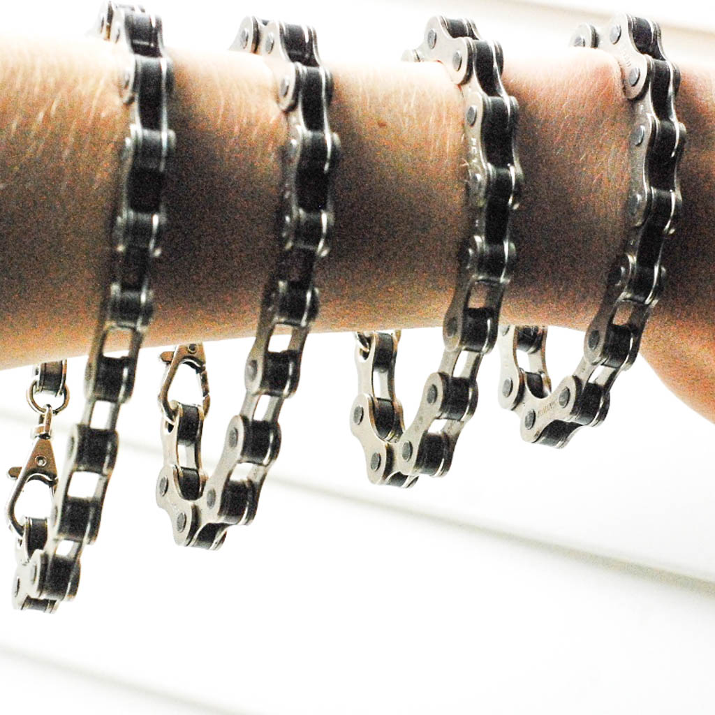 Recycled Bike Chain Bracelet - Unisex